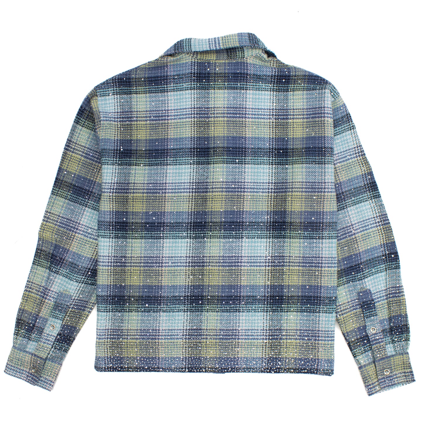 SIGNATURE RHINESTONE FLANNEL - BLUE