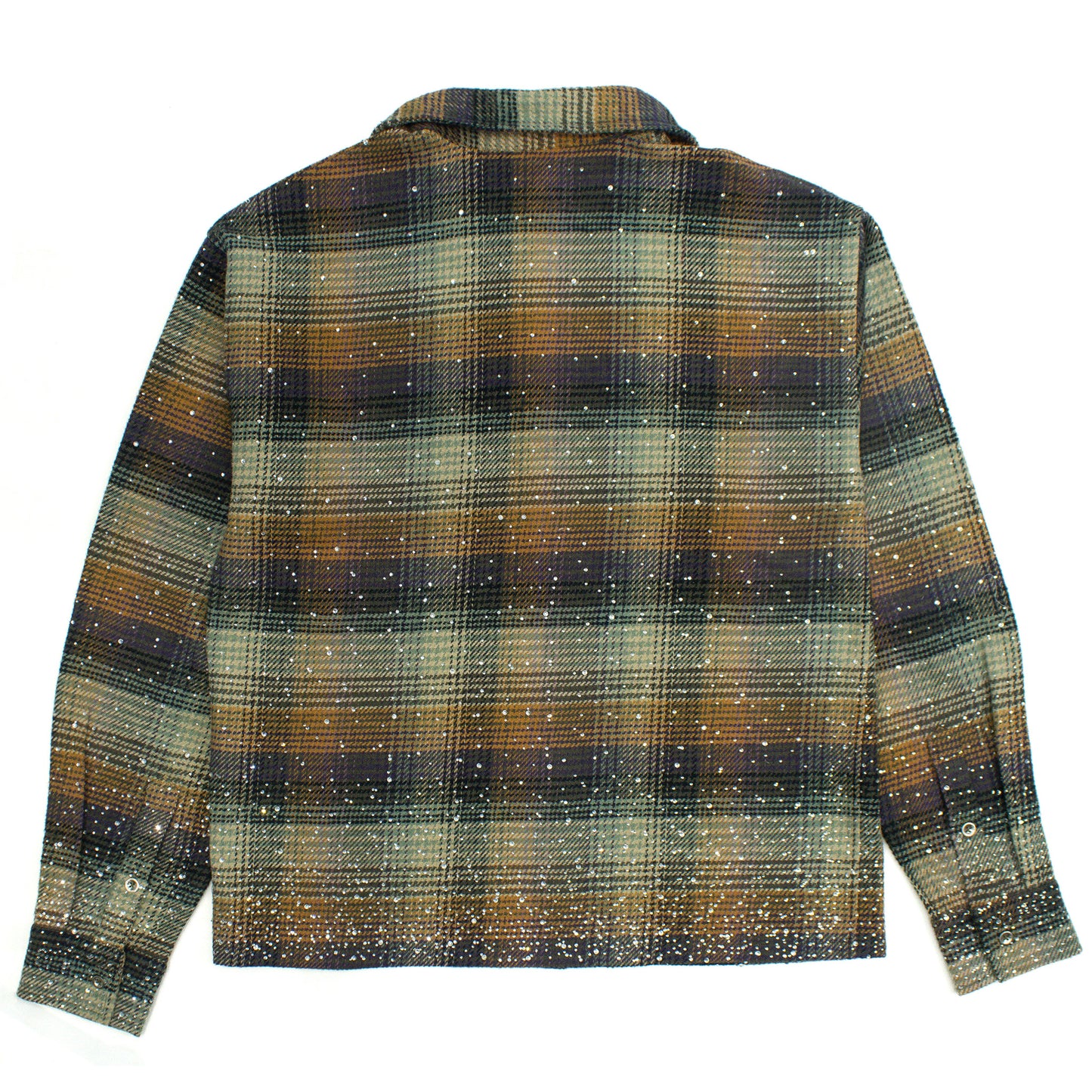 SIGNATURE RHINESTONE FLANNEL - GREEN
