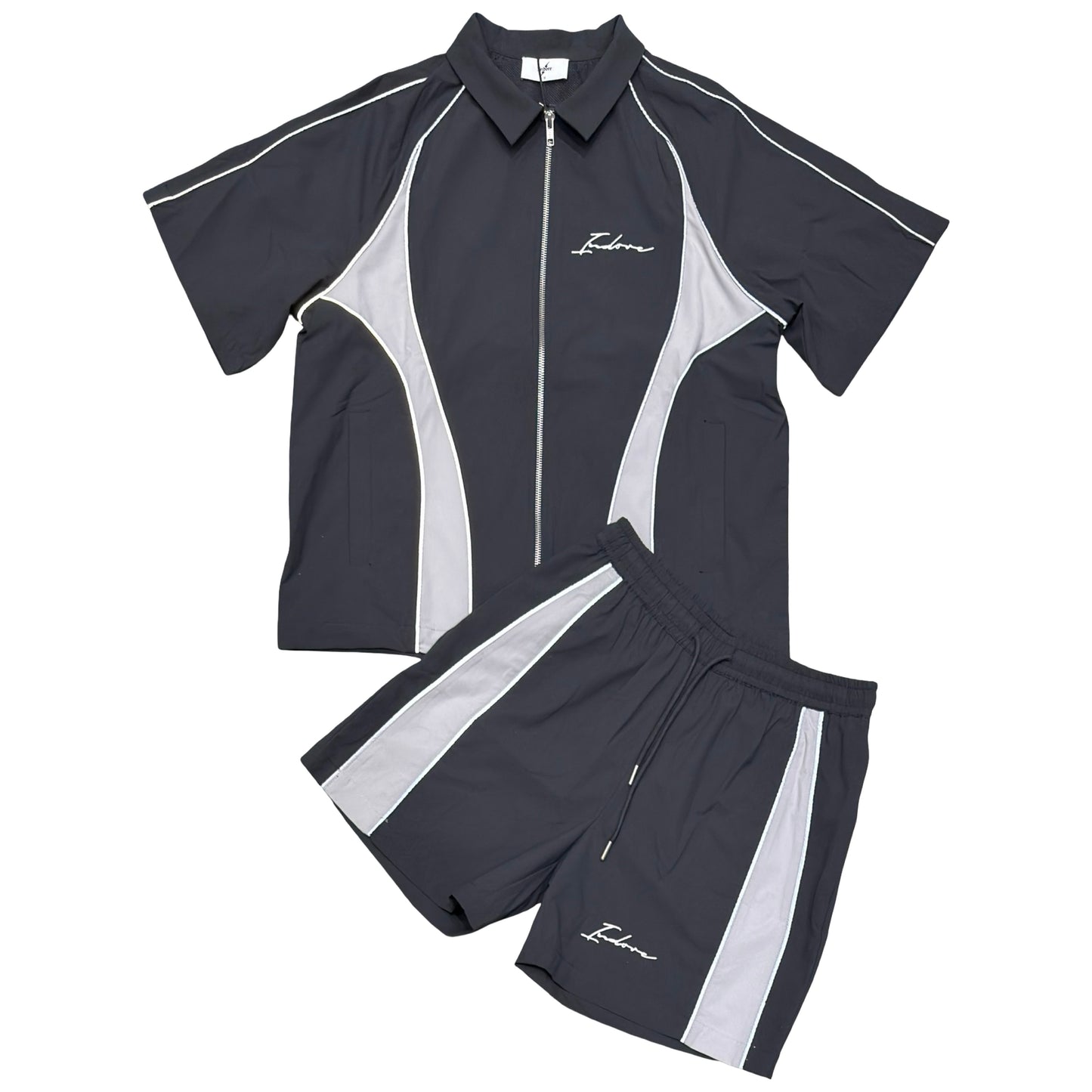 SIGNATURE 3M WINDBREAKER SHORT SET - BLACK