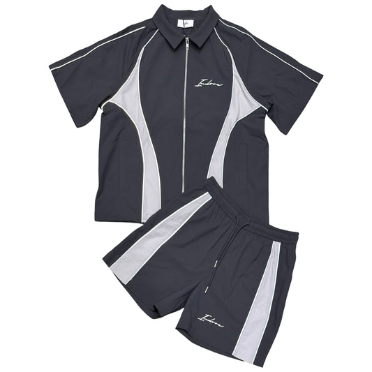 SIGNATURE 3M WINDBREAKER SHORT SET - BLACK