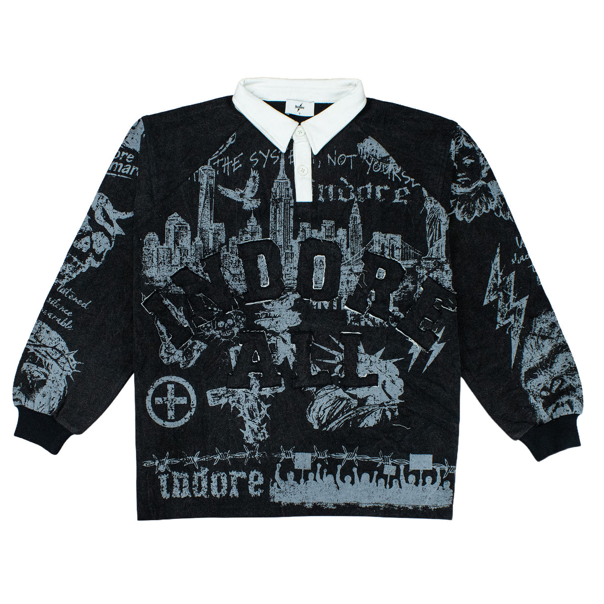 INDORE ALL POLO SHIRT - BLACK