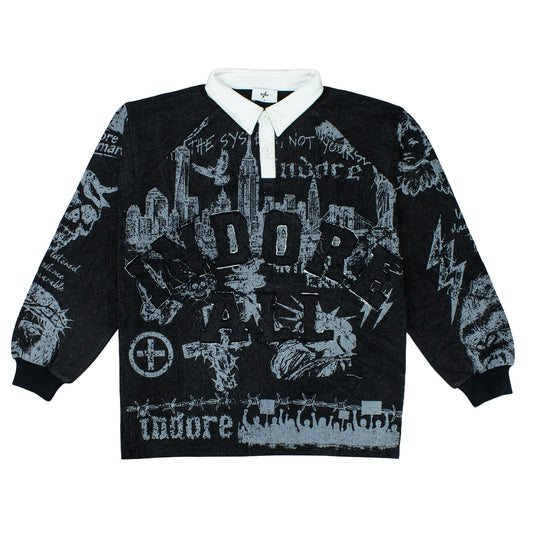 INDORE ALL POLO SHIRT - BLACK