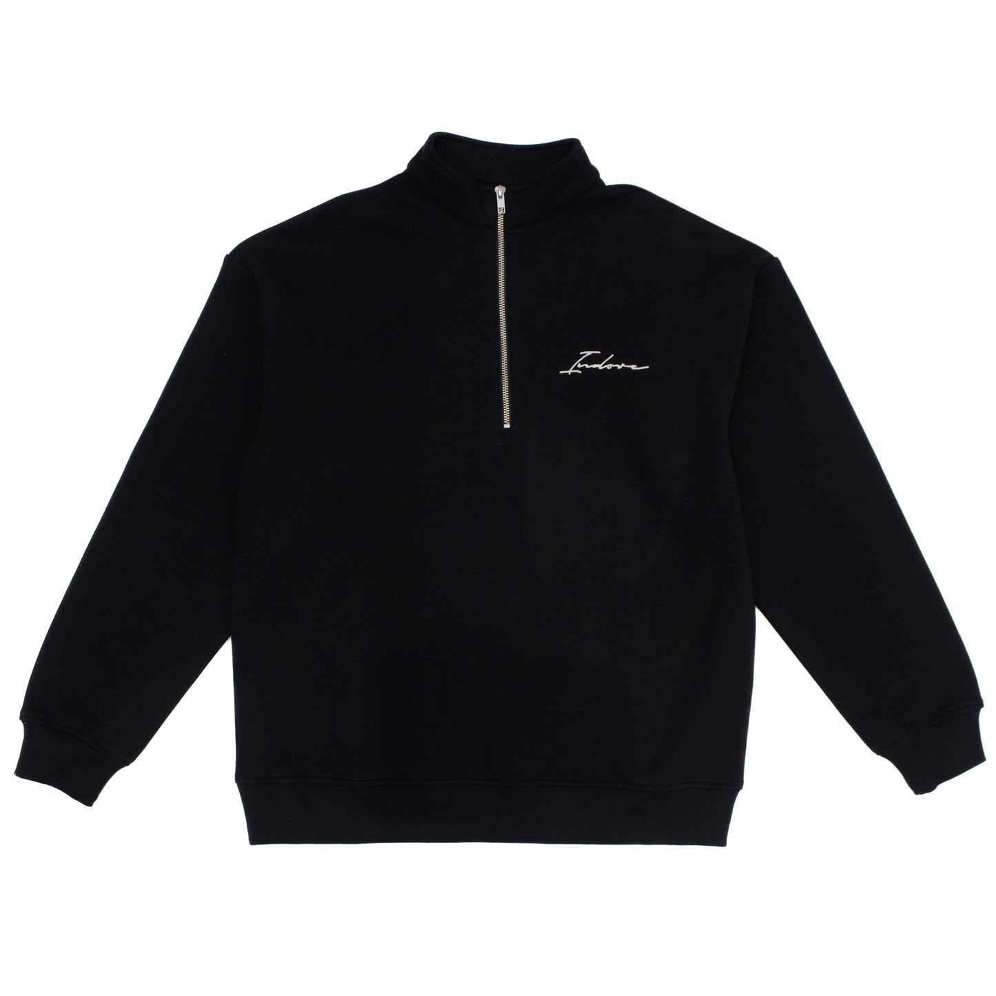 SIGNATURE QUARTER ZIP SET - BLACK