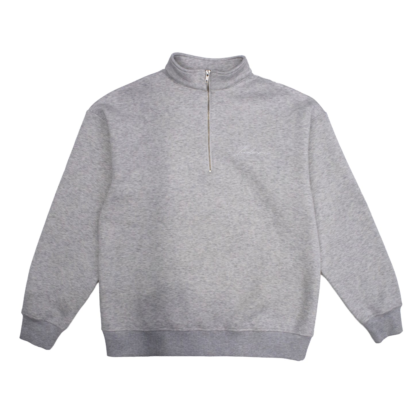 SIGNATURE QUARTER ZIP SET - GRAY